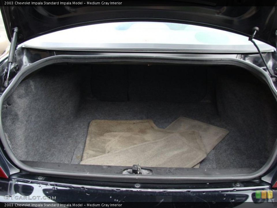 Medium Gray Interior Trunk for the 2003 Chevrolet Impala  #39378402