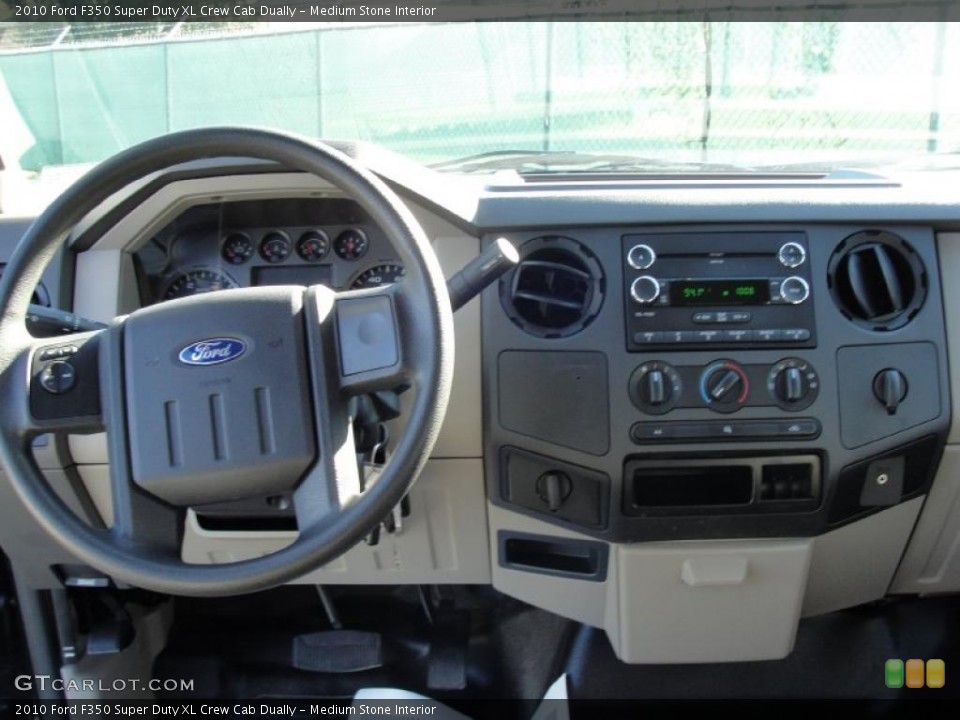 Medium Stone Interior Dashboard for the 2010 Ford F350 Super Duty XL Crew Cab Dually #39380973