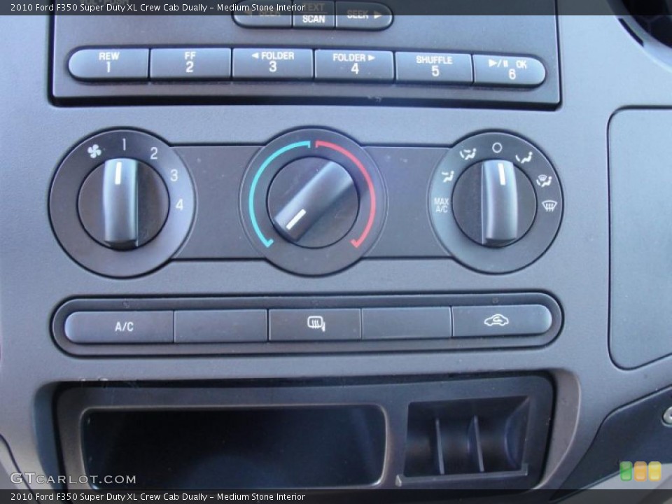 Medium Stone Interior Controls for the 2010 Ford F350 Super Duty XL Crew Cab Dually #39380997