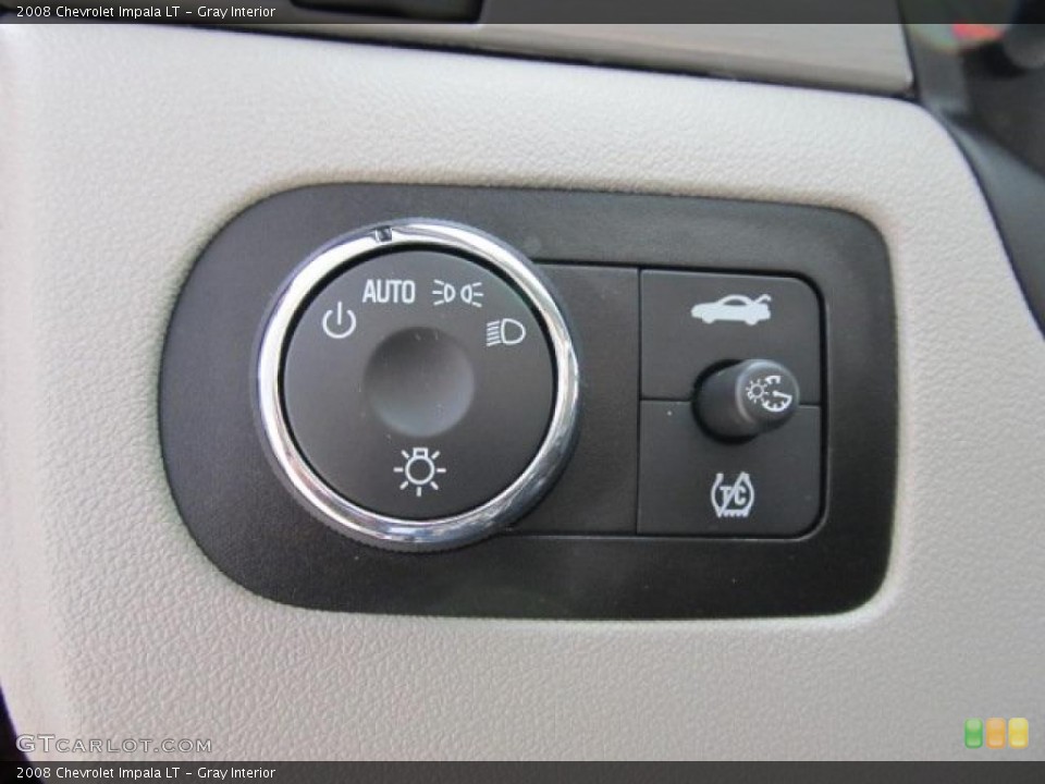 Gray Interior Controls for the 2008 Chevrolet Impala LT #39381609
