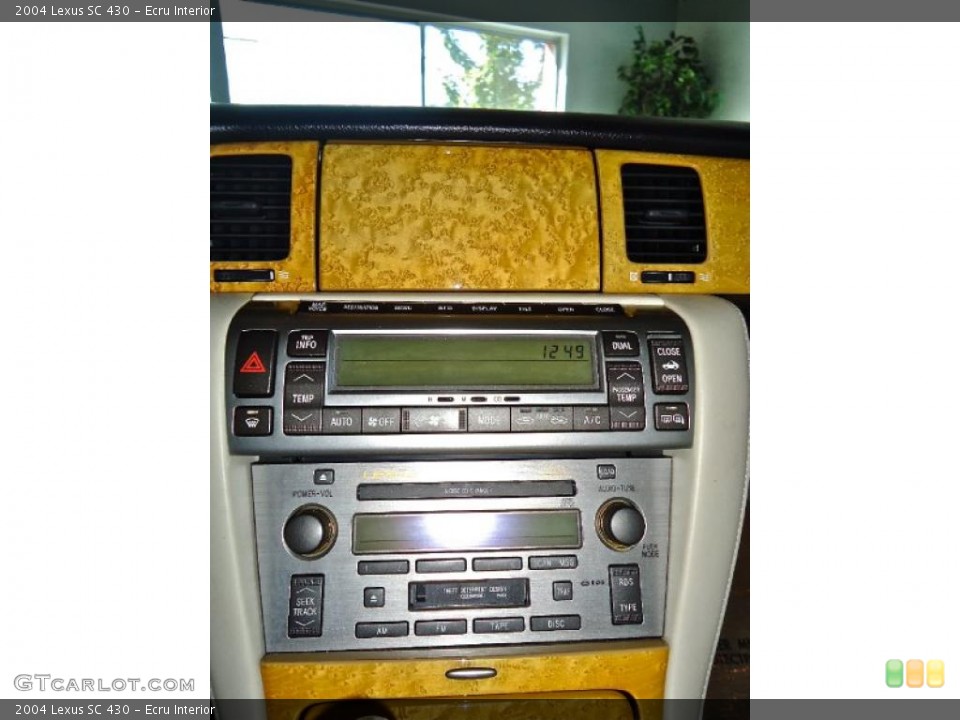 Ecru Interior Controls for the 2004 Lexus SC 430 #39382633