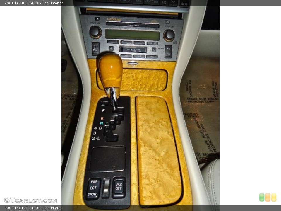 Ecru Interior Transmission for the 2004 Lexus SC 430 #39382645