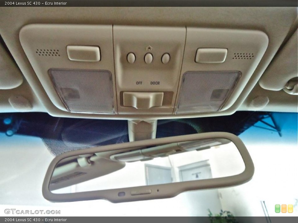 Ecru Interior Controls for the 2004 Lexus SC 430 #39382684