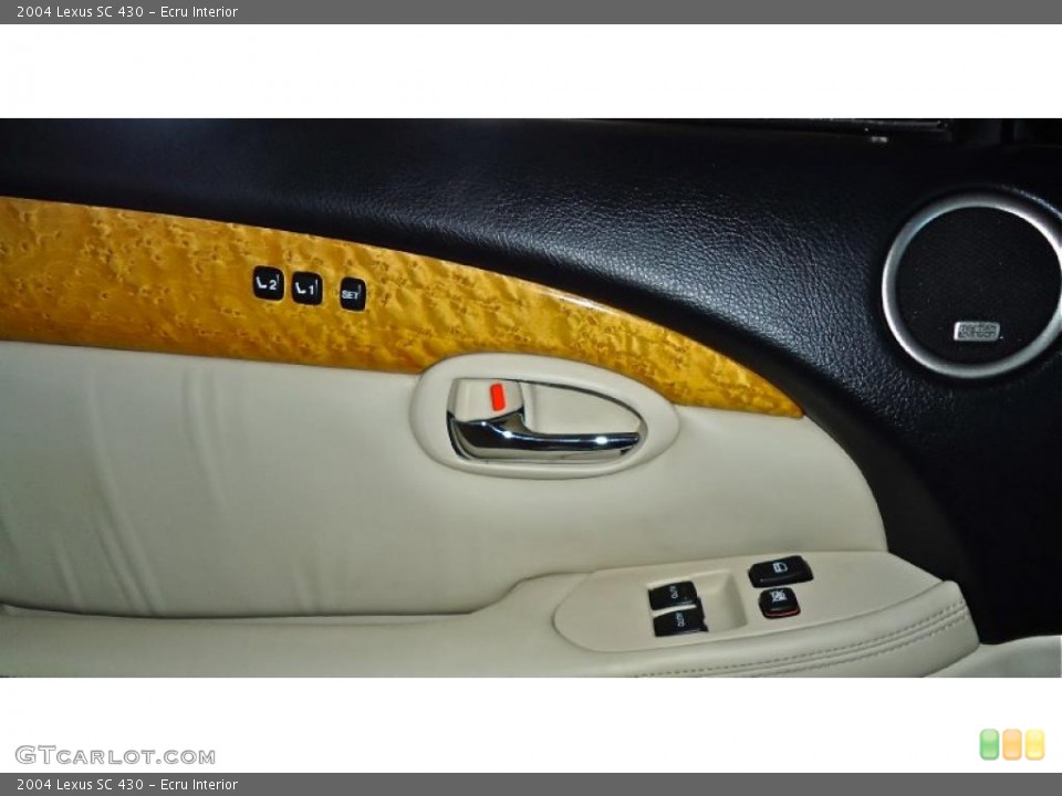 Ecru Interior Controls for the 2004 Lexus SC 430 #39382693