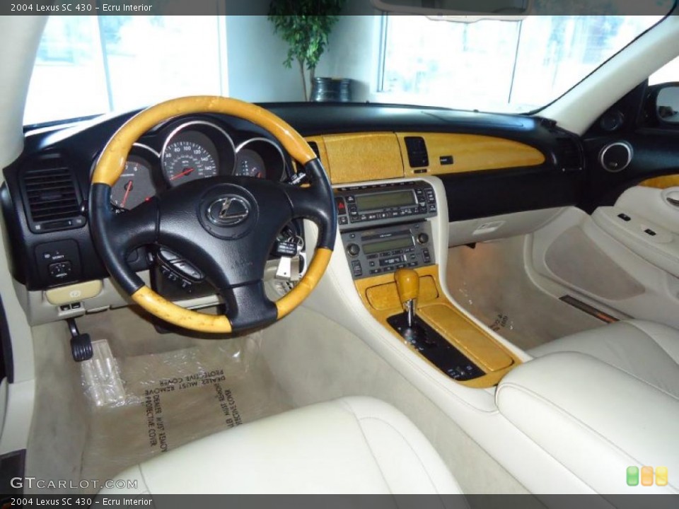Ecru Interior Prime Interior for the 2004 Lexus SC 430 #39382717