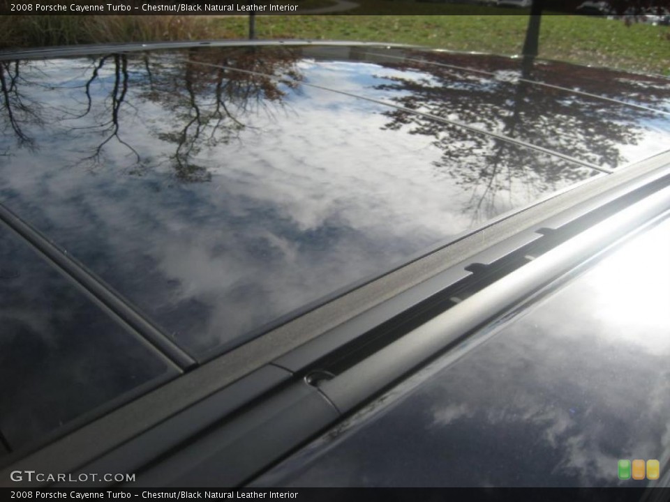 Chestnut/Black Natural Leather Interior Sunroof for the 2008 Porsche Cayenne Turbo #39383033