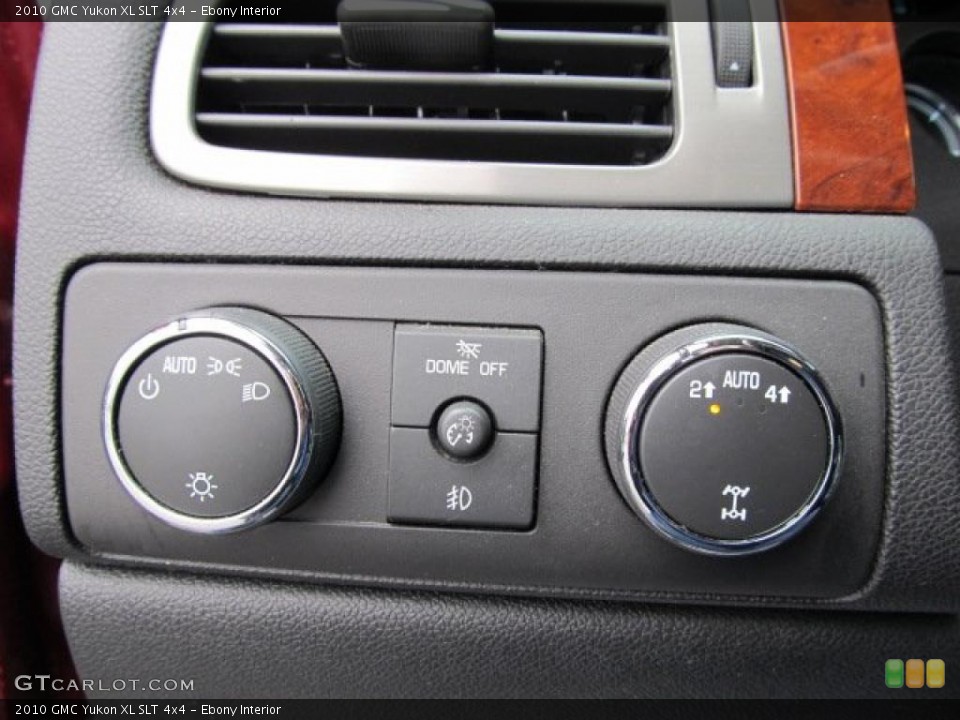 Ebony Interior Controls for the 2010 GMC Yukon XL SLT 4x4 #39385253