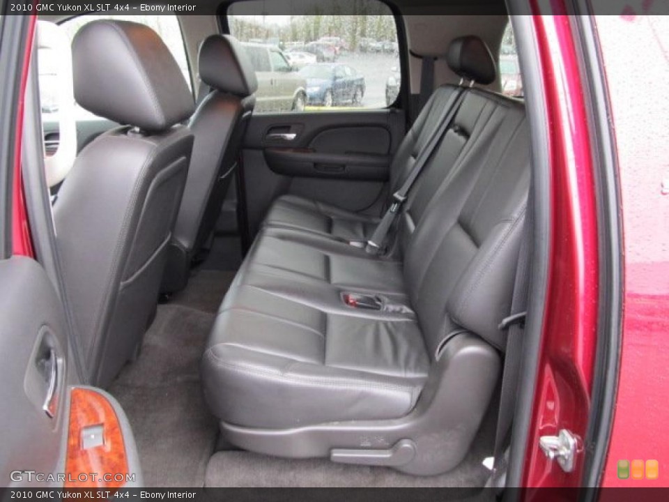 Ebony Interior Photo for the 2010 GMC Yukon XL SLT 4x4 #39385265