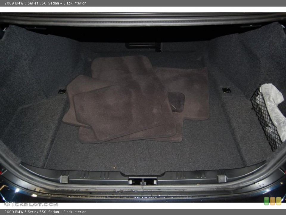 Black Interior Trunk for the 2009 BMW 5 Series 550i Sedan #39386401