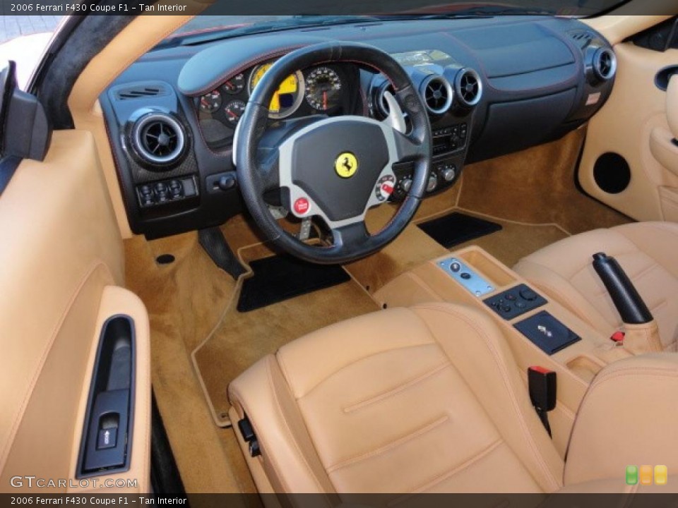 Tan Interior Prime Interior for the 2006 Ferrari F430 Coupe F1 #39389217