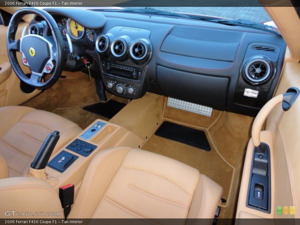 Tan Interior Dashboard for the 2006 Ferrari F430 Coupe F1 #39389265