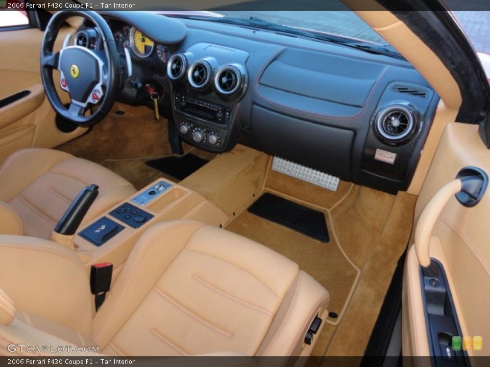 Tan Interior Dashboard for the 2006 Ferrari F430 Coupe F1 #39389285
