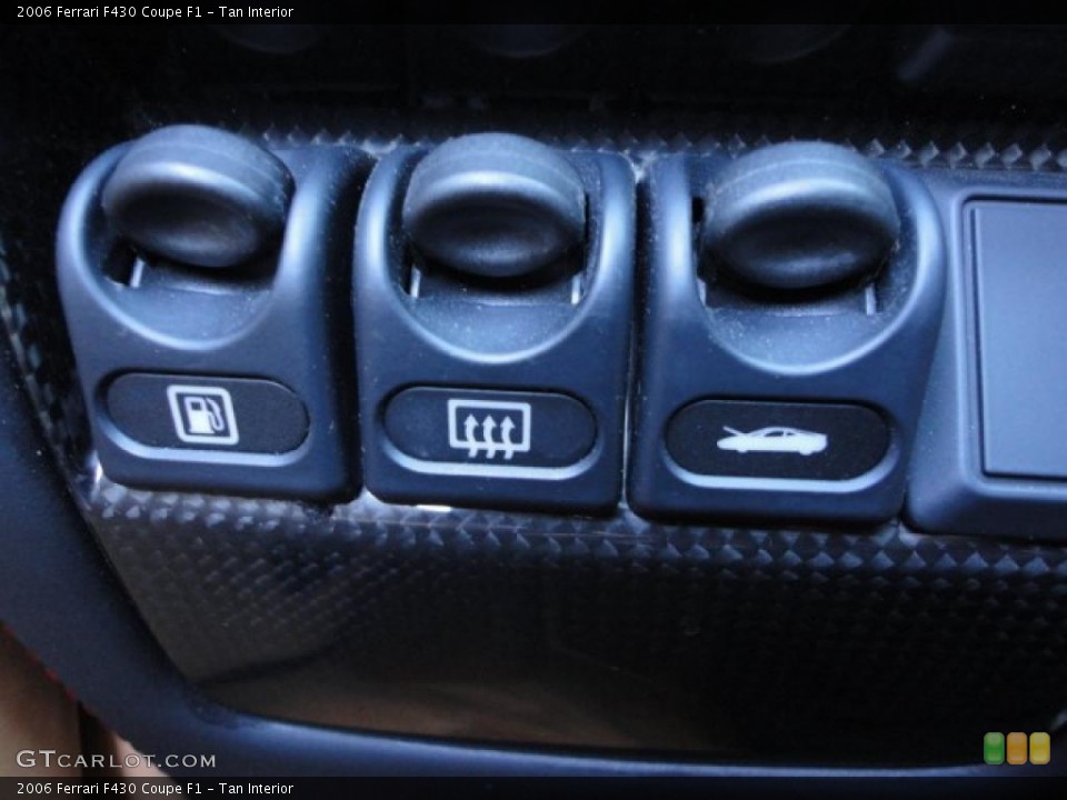 Tan Interior Controls for the 2006 Ferrari F430 Coupe F1 #39389405