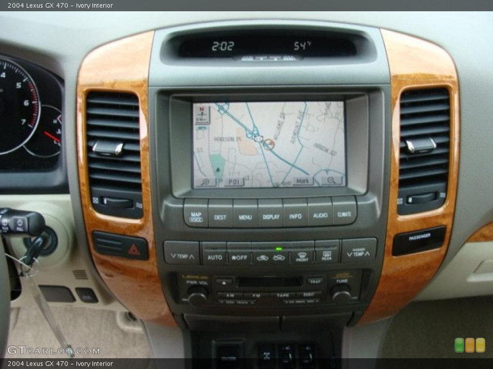 Ivory Interior Navigation for the 2004 Lexus GX 470 #39390349