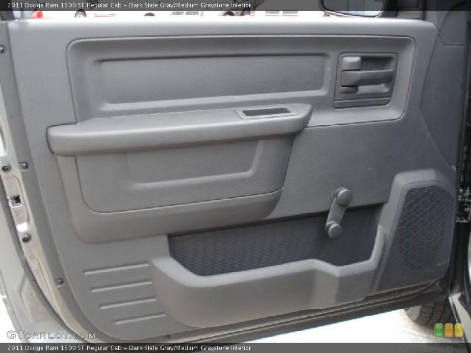 Dark Slate Gray/Medium Graystone Interior Door Panel for the 2011 Dodge Ram 1500 ST Regular Cab #39390745