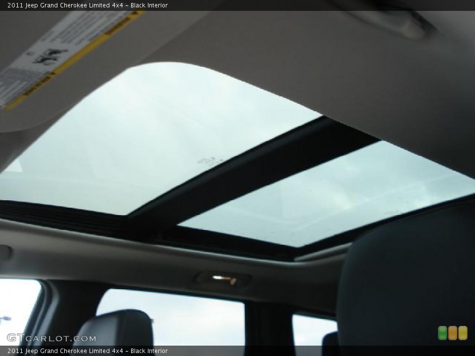 Black Interior Sunroof for the 2011 Jeep Grand Cherokee Limited 4x4 #39391097