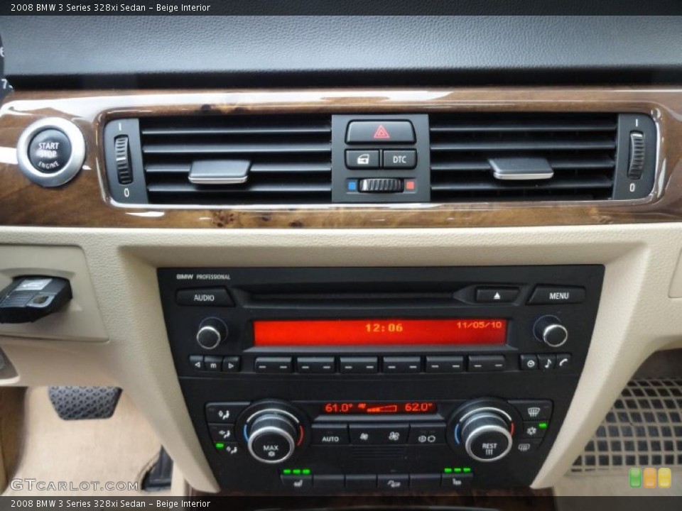 Beige Interior Controls for the 2008 BMW 3 Series 328xi Sedan #39391321