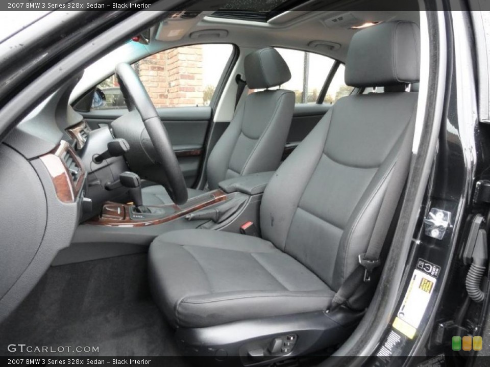 Black Interior Photo for the 2007 BMW 3 Series 328xi Sedan #39391541