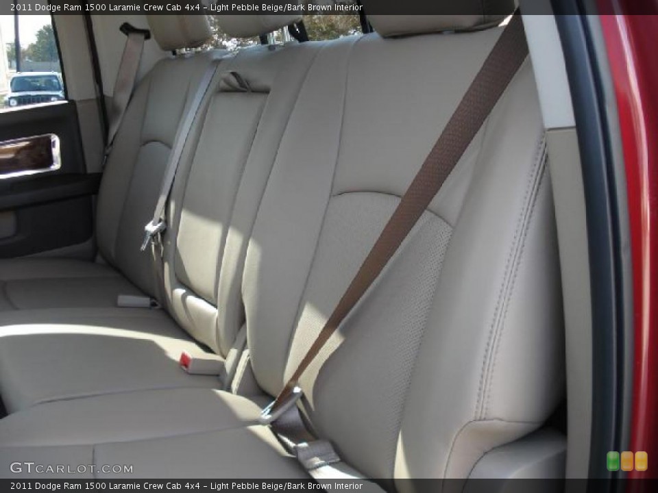 Light Pebble Beige/Bark Brown Interior Photo for the 2011 Dodge Ram 1500 Laramie Crew Cab 4x4 #39391553