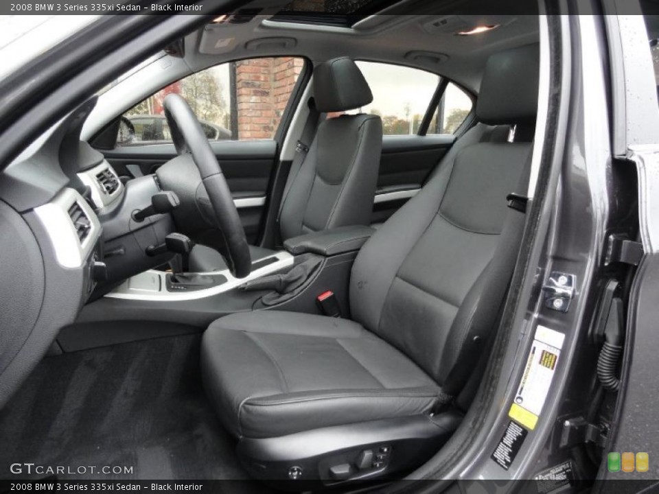 Black Interior Photo for the 2008 BMW 3 Series 335xi Sedan #39391829