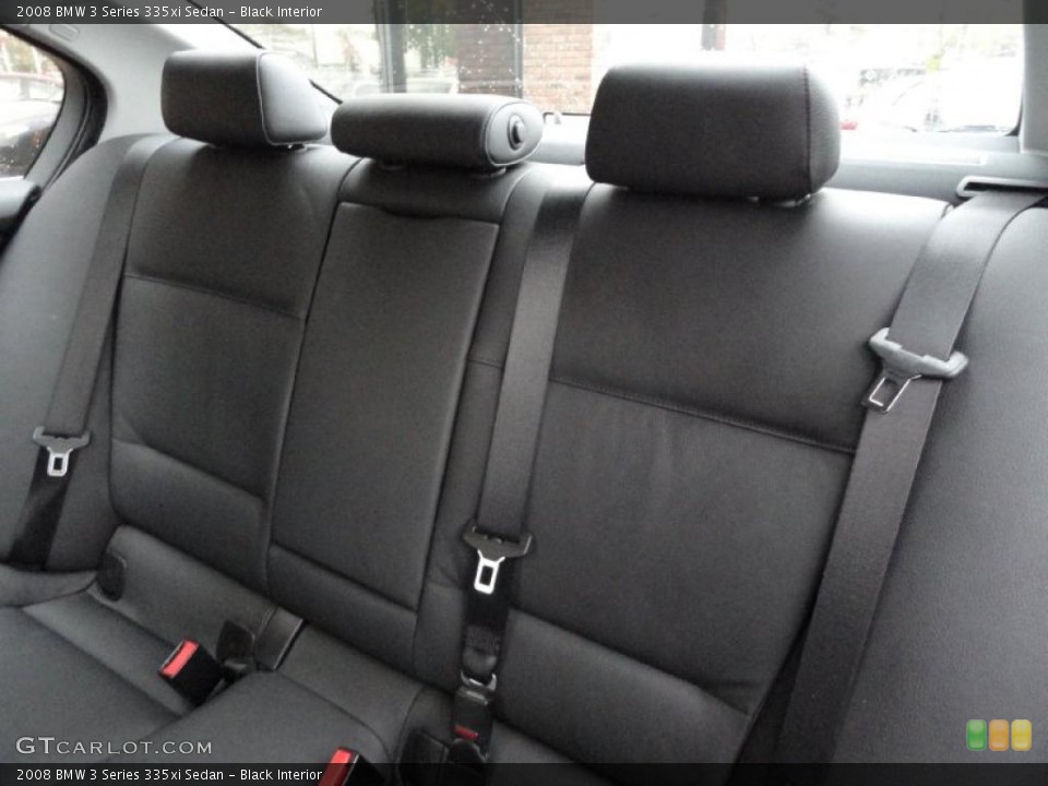 Black Interior Photo for the 2008 BMW 3 Series 335xi Sedan #39391897