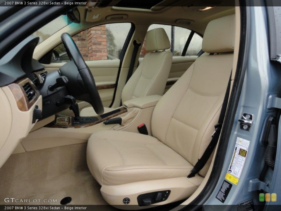 Beige Interior Photo for the 2007 BMW 3 Series 328xi Sedan #39392109