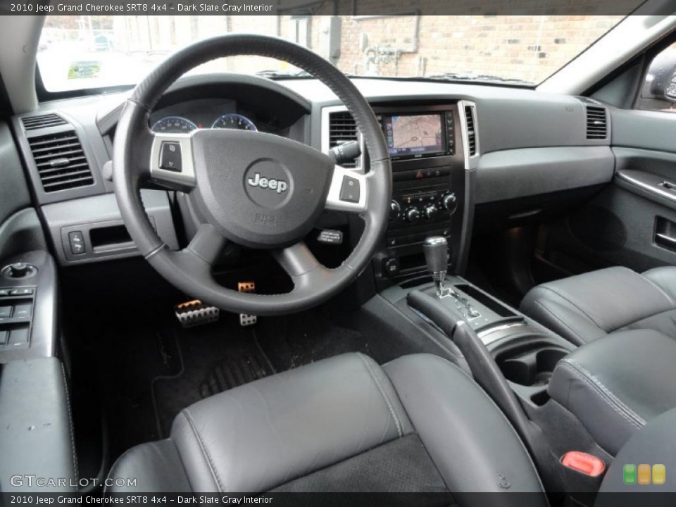 Dark Slate Gray Interior Prime Interior for the 2010 Jeep Grand Cherokee SRT8 4x4 #39392401