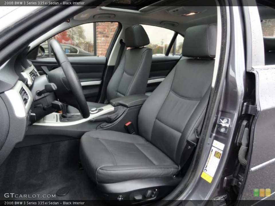 Black Interior Photo for the 2008 BMW 3 Series 335xi Sedan #39392669