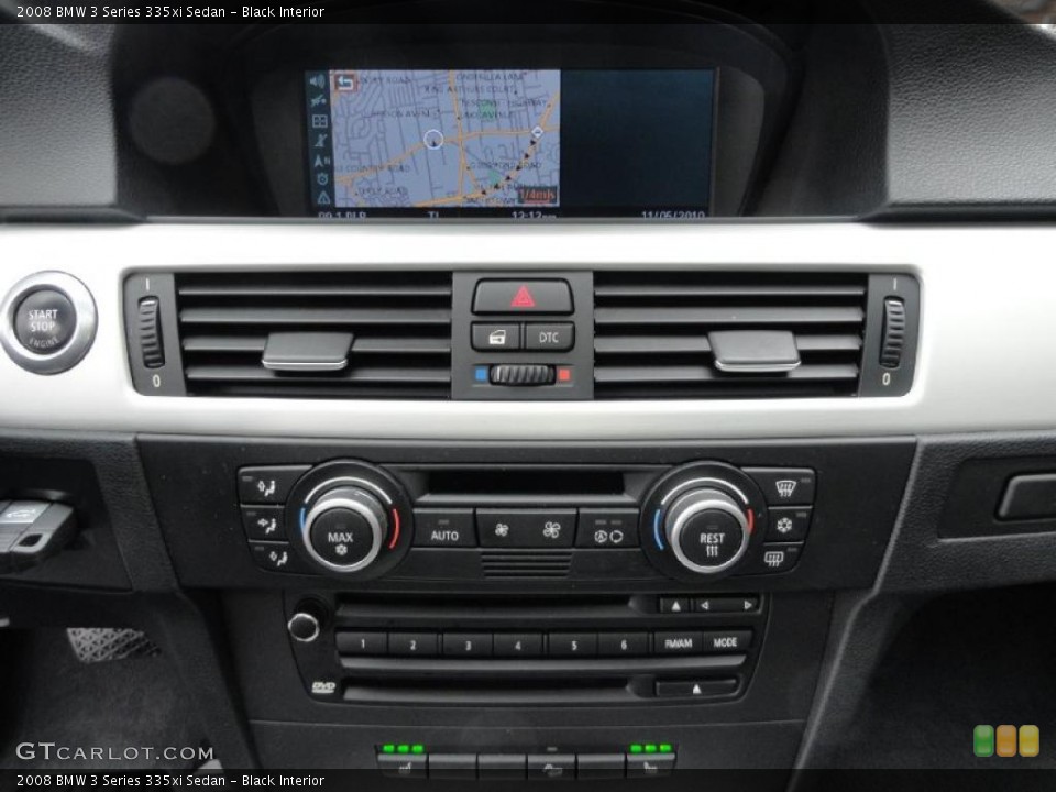 Black Interior Controls for the 2008 BMW 3 Series 335xi Sedan #39392753