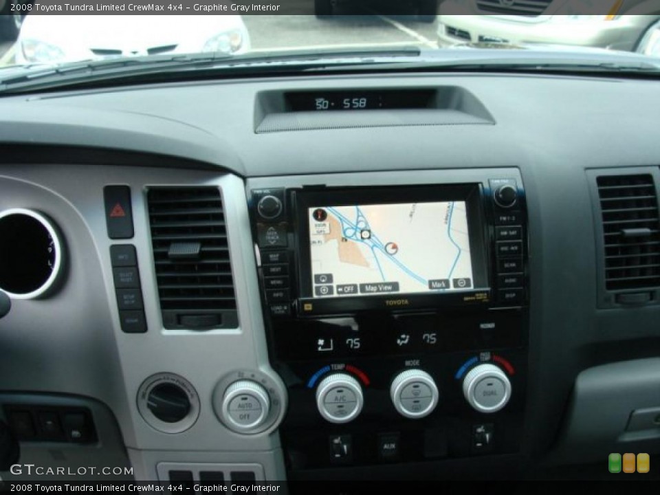 Graphite Gray Interior Navigation for the 2008 Toyota Tundra Limited CrewMax 4x4 #39392993