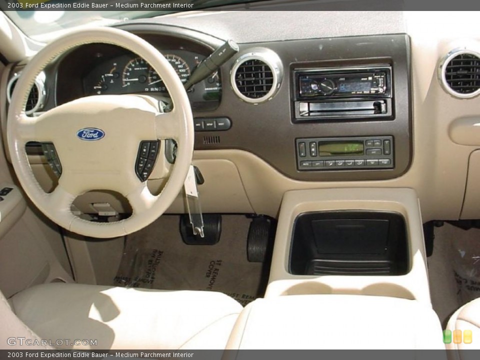 Medium Parchment Interior Dashboard for the 2003 Ford Expedition Eddie Bauer #39393349