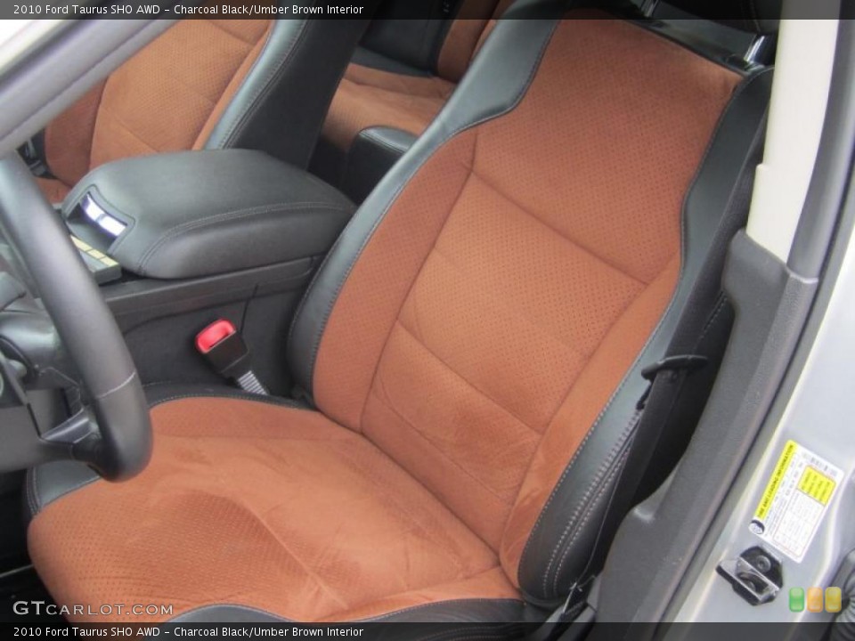 Charcoal Black/Umber Brown Interior Photo for the 2010 Ford Taurus SHO AWD #39396073