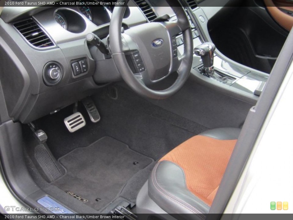 Charcoal Black/Umber Brown Interior Photo for the 2010 Ford Taurus SHO AWD #39396092