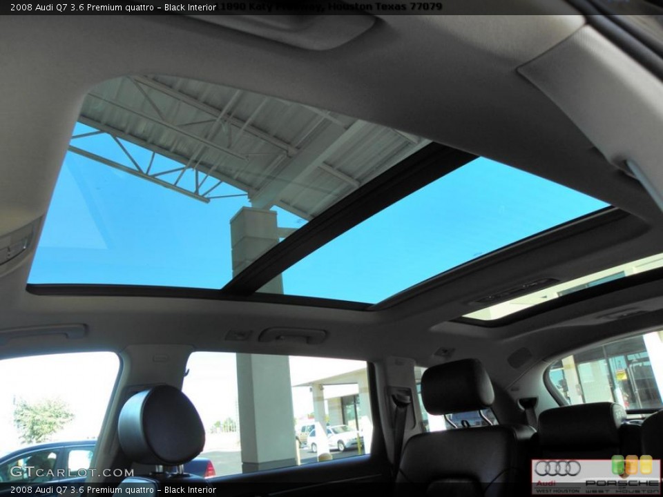 Black Interior Sunroof for the 2008 Audi Q7 3.6 Premium quattro #39396441