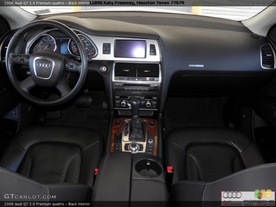 Black Interior Dashboard for the 2008 Audi Q7 3.6 Premium quattro #39396481