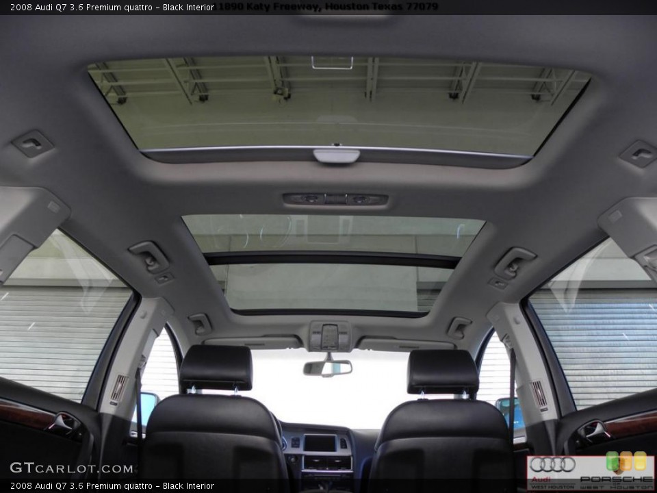 Black Interior Sunroof for the 2008 Audi Q7 3.6 Premium quattro #39396793