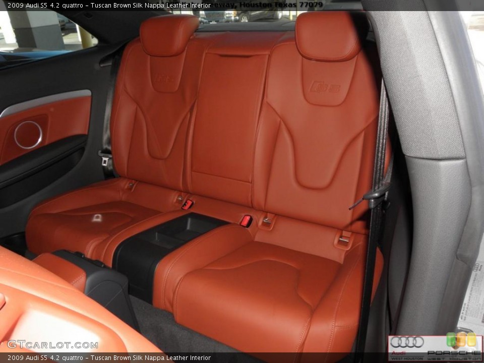 Tuscan Brown Silk Nappa Leather Interior Photo for the 2009 Audi S5 4.2 quattro #39397077
