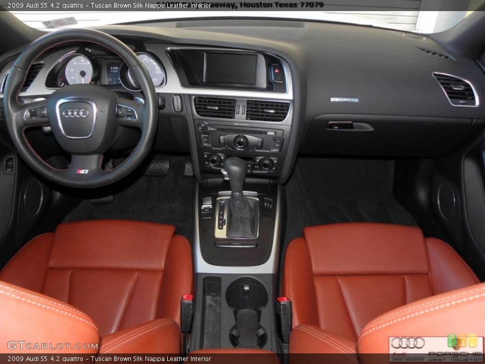 Tuscan Brown Silk Nappa Leather Interior Prime Interior for the 2009 Audi S5 4.2 quattro #39397101