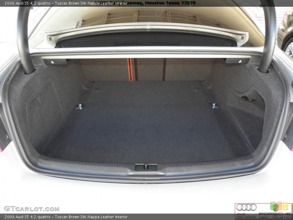 Tuscan Brown Silk Nappa Leather Interior Trunk for the 2009 Audi S5 4.2 quattro #39397181