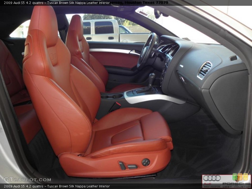 Tuscan Brown Silk Nappa Leather Interior Photo for the 2009 Audi S5 4.2 quattro #39397305