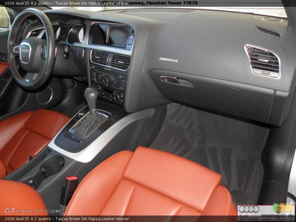 Tuscan Brown Silk Nappa Leather Interior Dashboard for the 2009 Audi S5 4.2 quattro #39397321