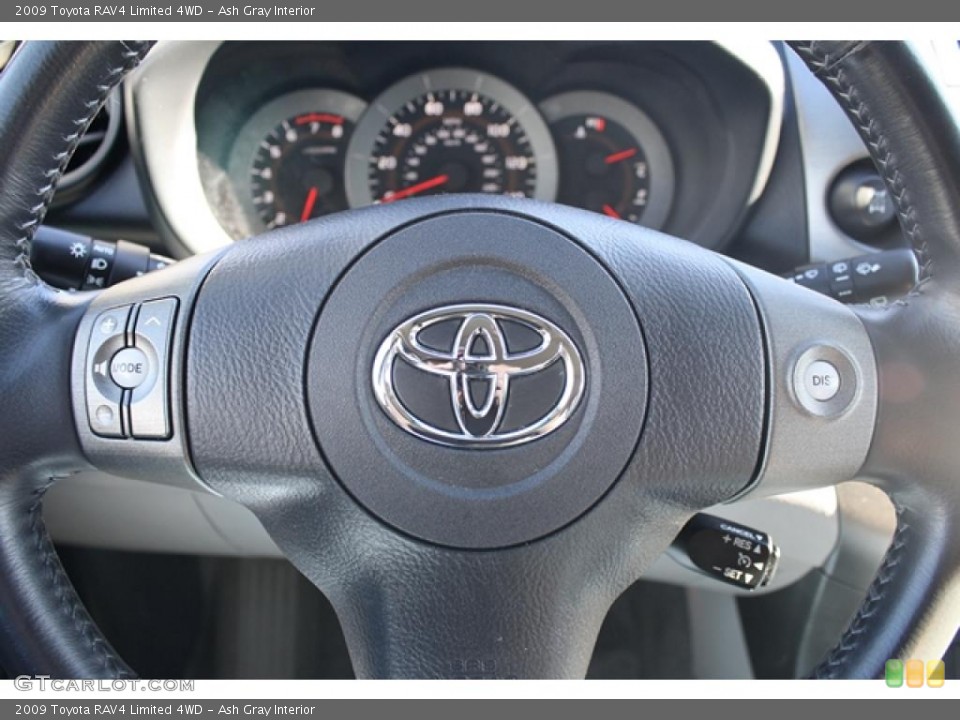Ash Gray Interior Steering Wheel for the 2009 Toyota RAV4 Limited 4WD #39397461