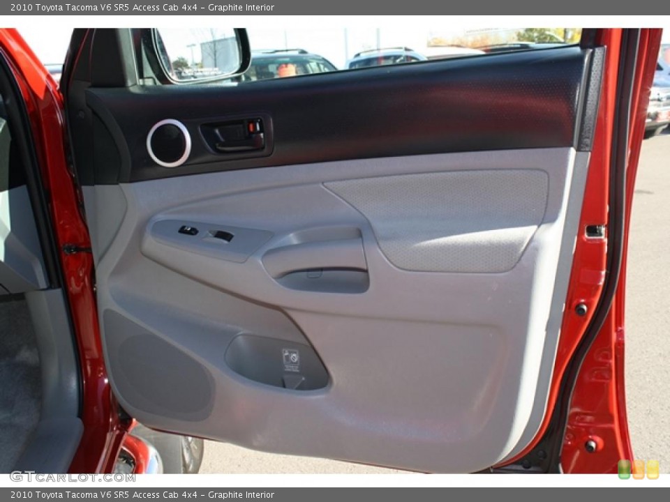 Graphite Interior Door Panel for the 2010 Toyota Tacoma V6 SR5 Access Cab 4x4 #39398053