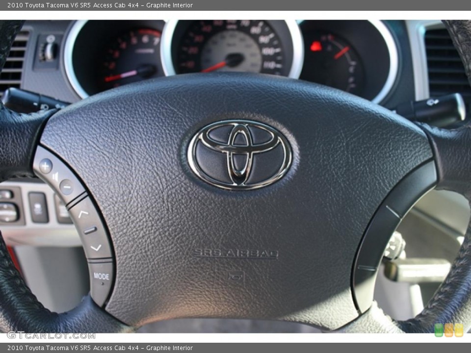 Graphite Interior Steering Wheel for the 2010 Toyota Tacoma V6 SR5 Access Cab 4x4 #39398065