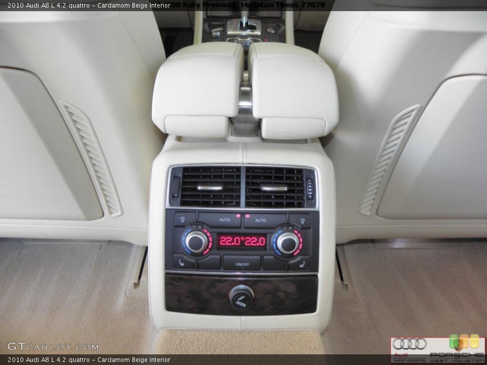 Cardamom Beige Interior Controls for the 2010 Audi A8 L 4.2 quattro #39399037