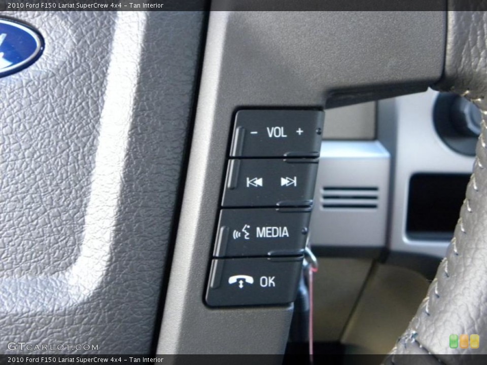 Tan Interior Controls for the 2010 Ford F150 Lariat SuperCrew 4x4 #39399073
