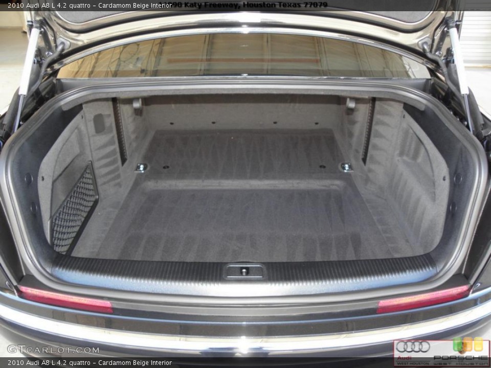Cardamom Beige Interior Trunk for the 2010 Audi A8 L 4.2 quattro #39399077