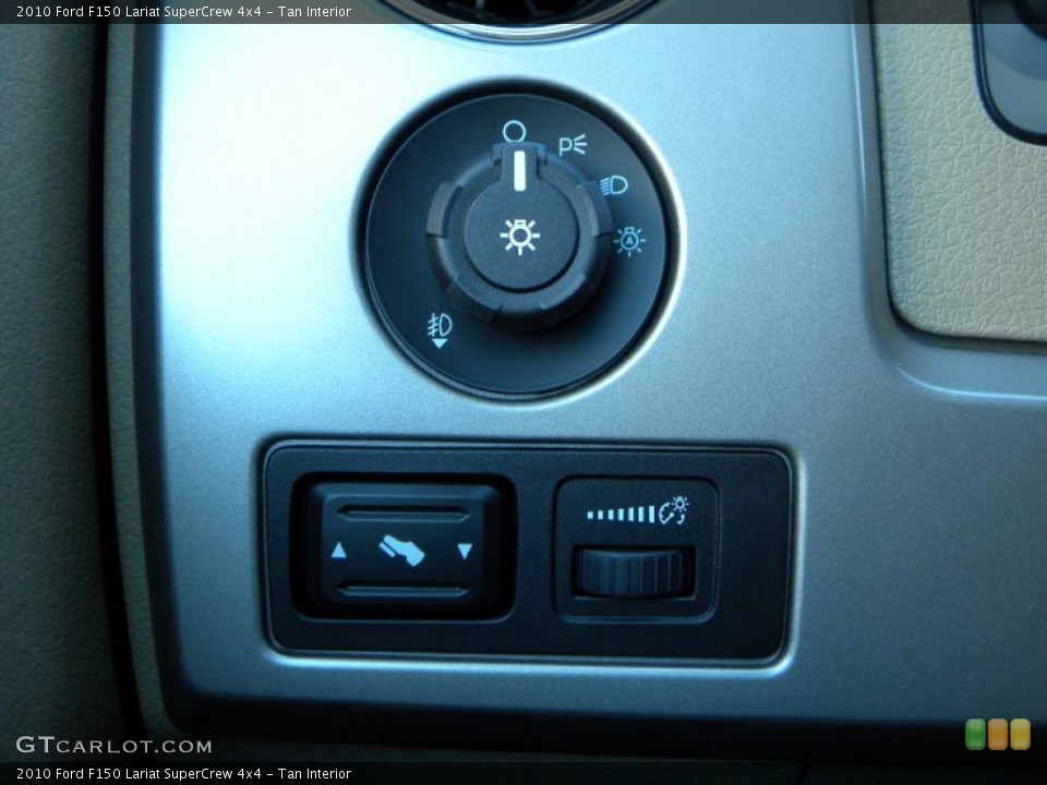 Tan Interior Controls for the 2010 Ford F150 Lariat SuperCrew 4x4 #39399086
