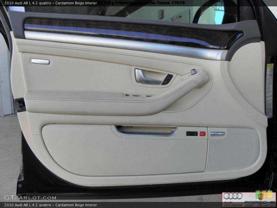 Cardamom Beige Interior Door Panel for the 2010 Audi A8 L 4.2 quattro #39399277