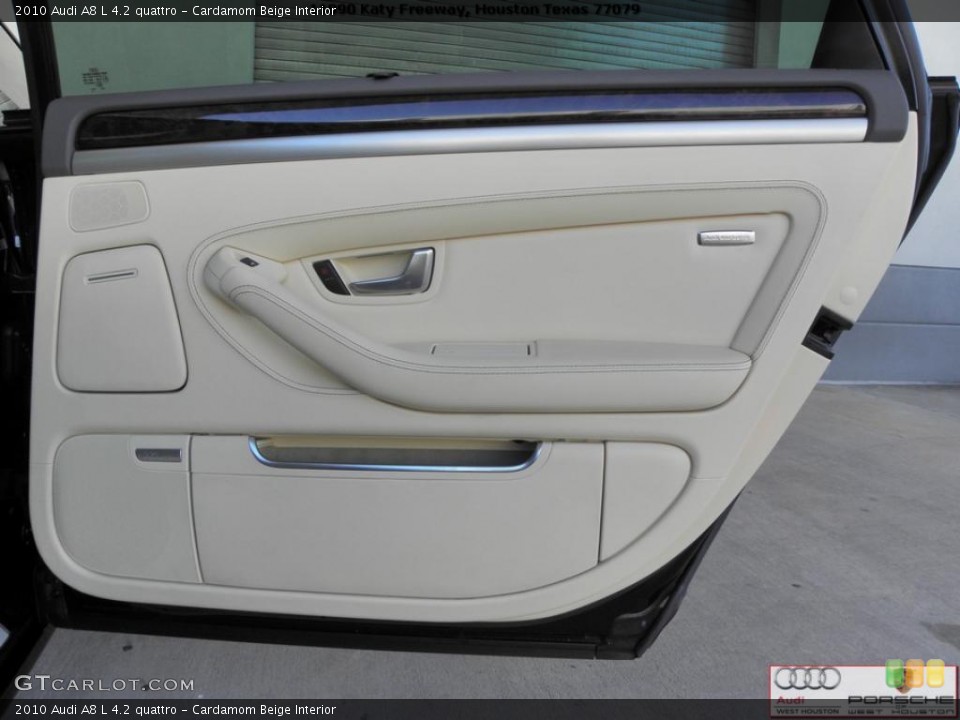 Cardamom Beige Interior Door Panel for the 2010 Audi A8 L 4.2 quattro #39399309